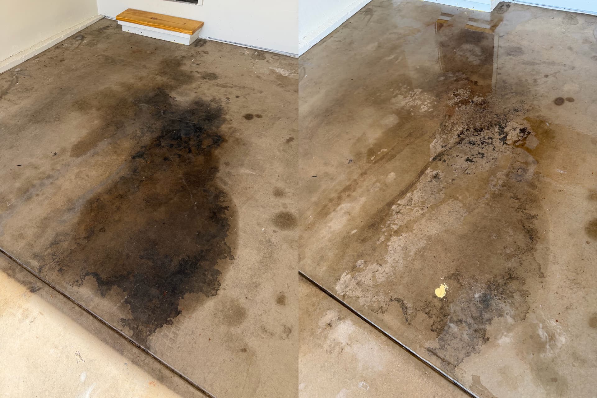 Gallery photos for Garage Floor Cleaning That Actually Removes Oil Stains: Image #1